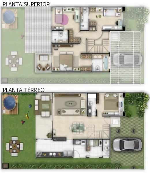 Casa duplex à venda com 205 metros em condomínio fechado