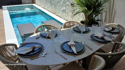 Casas duplex com 04 suítes de altíssimo padrão no Eusébio- Jazz Exclusive