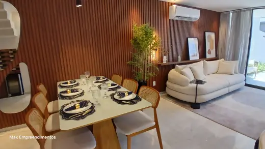 Casas duplex com 04 suítes de altíssimo padrão no Eusébio- Jazz Exclusive